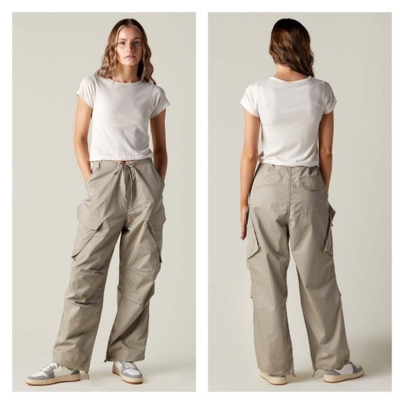 Agolde Pants - AGOLDE The Ginevra Cargo Pants In Drab Size L